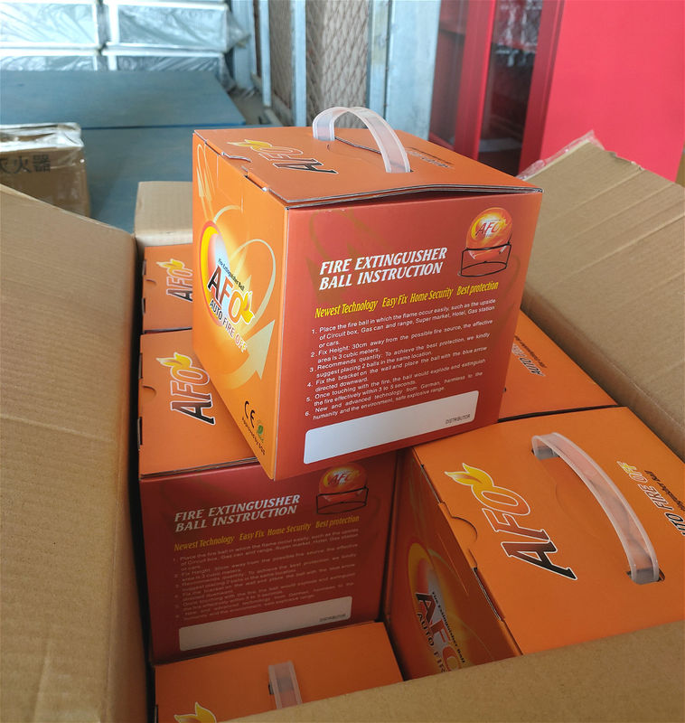 120 DB Warning Audio Signal Fire Extinguisher Ball 1.3KG Unit Weight ≈3 Cubic Meter Fire Extinguishing Space