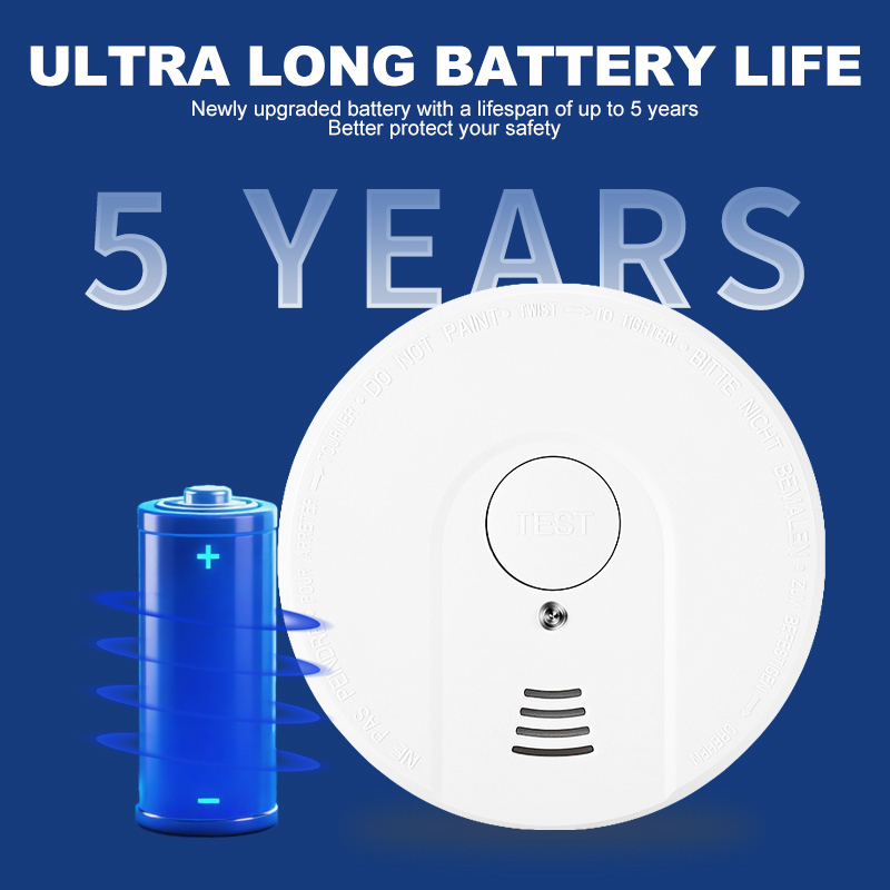 5-Year-Old Independent Light-Sensing Fire And Smoke Alarm For The Kitchen