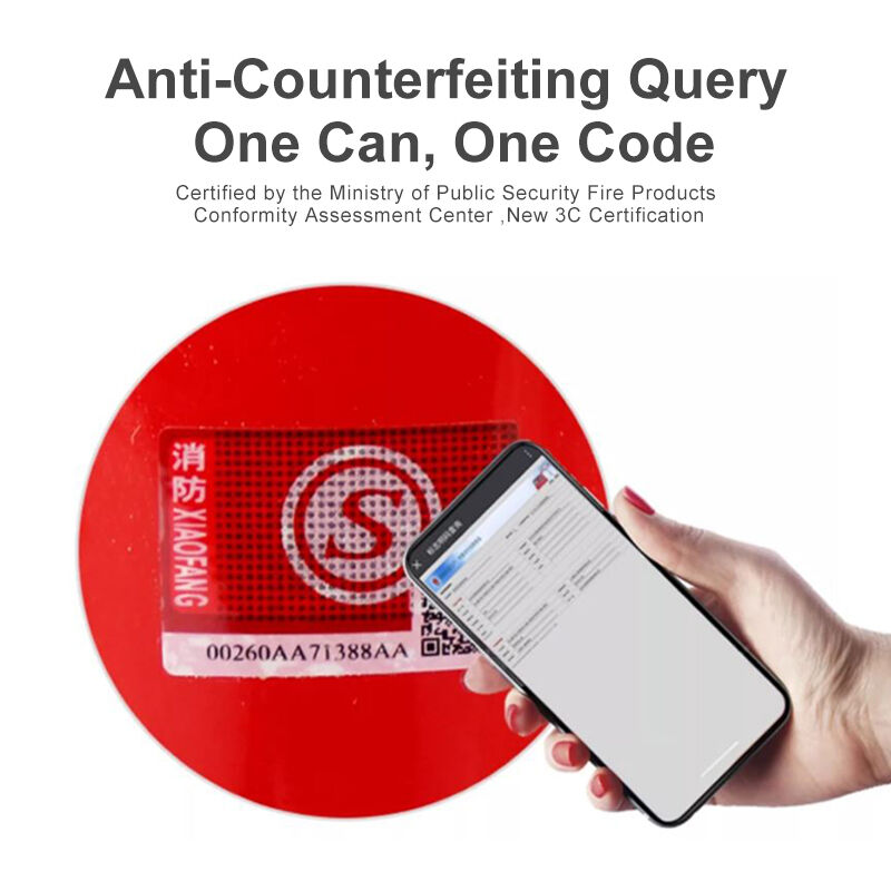 4 kilograms of dry powder fire extinguisher - suitable for extinguishing A and B type fires