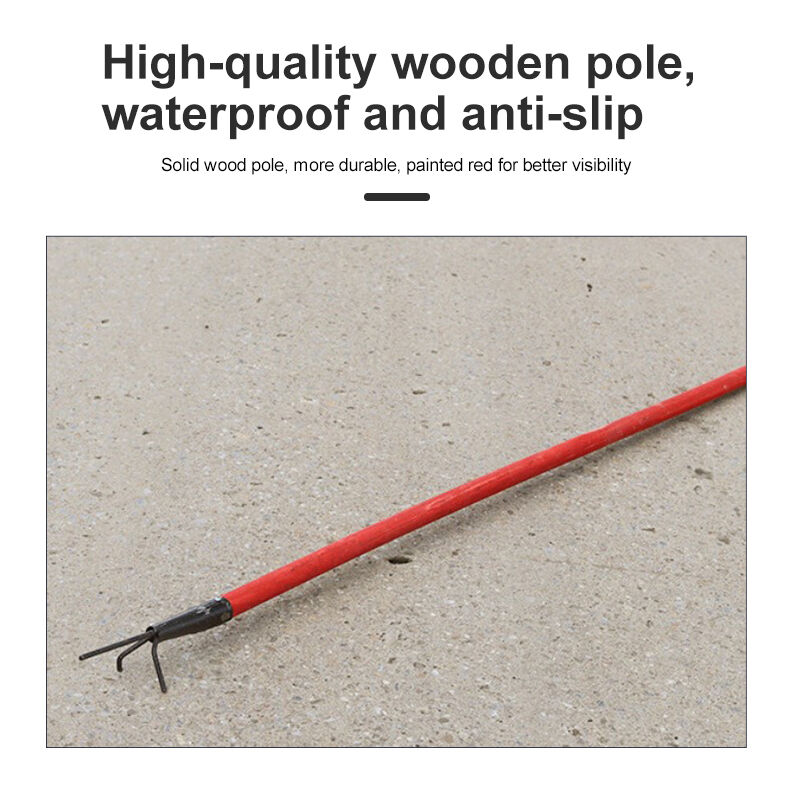 Fire Equipment Fire Hook Fire Hook 1.8 Meters Rescue High-Temperature Resistant Long-Handled Multi-Functional