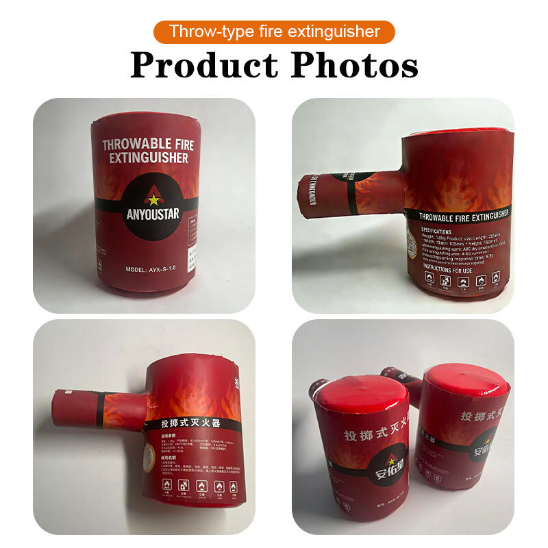 ABC Dry Powder Throw-Type Fire Extinguisher | 1kg Automatic Fire Ball