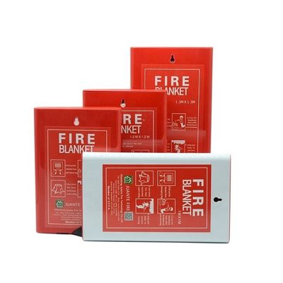 بطانية النار من الألياف الزجاجية بيضاء 1.2 * 1.2 مطبخ المنزل 430gsm